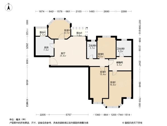 仁和恬园户型图