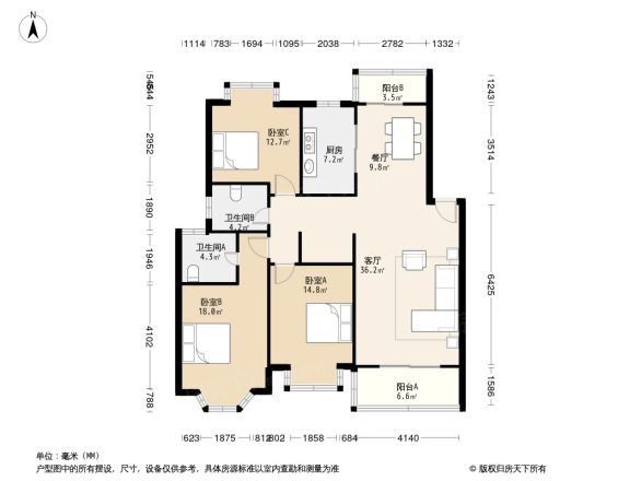 银光苑户型图