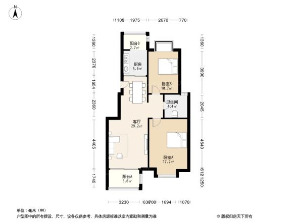 中国铁建山语城二期户型图