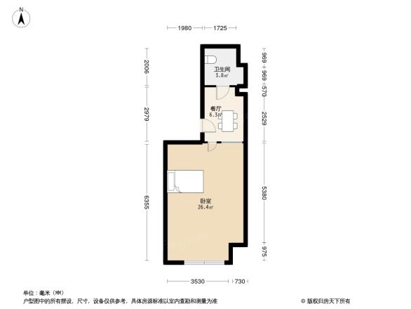 鲁邦国际风情街公寓户型图