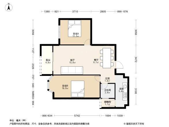 珍泉颐园户型图