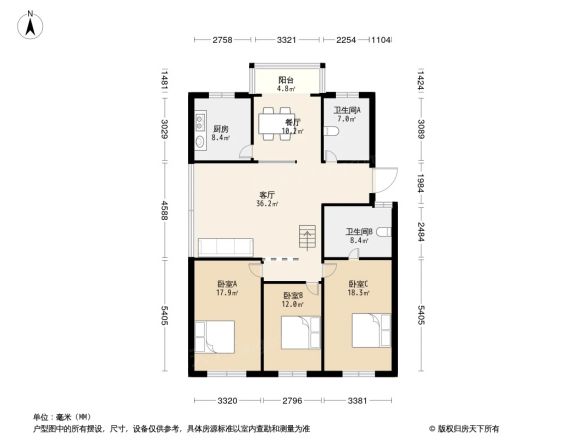 宝兴花园户型图