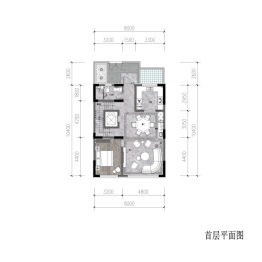 中海閲麓山5室5厅1厨5卫建面400.00㎡