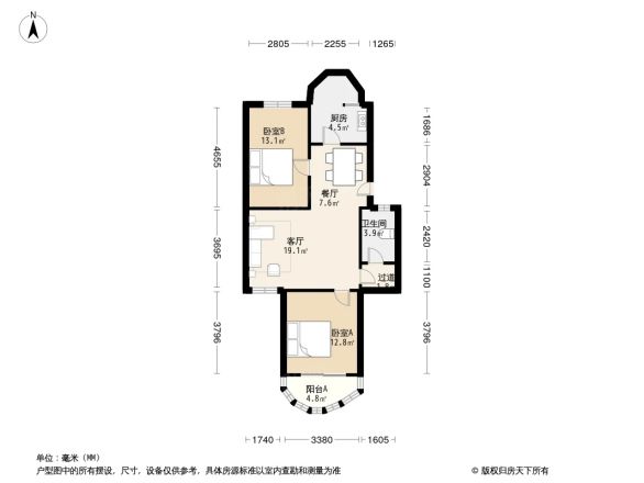 东方明珠公寓户型图