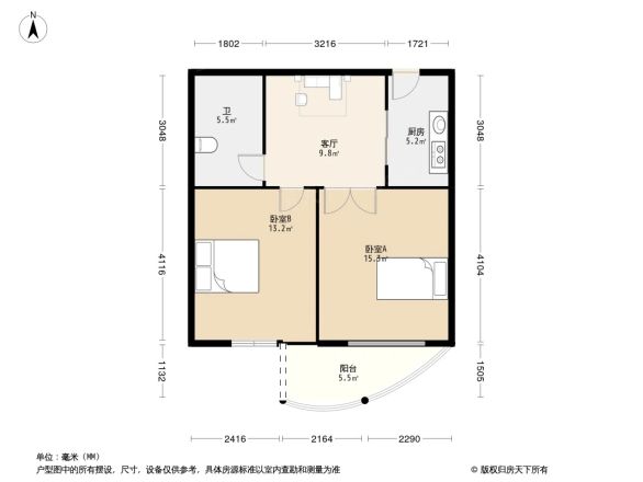 香江大厦户型图