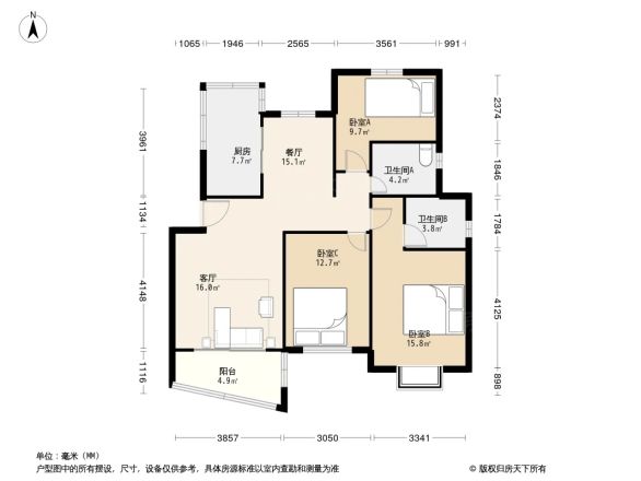 晟业佳苑户型图