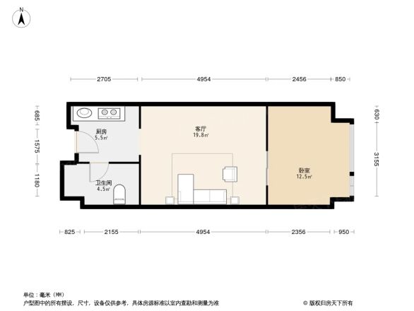 南庭城果商住楼户型图