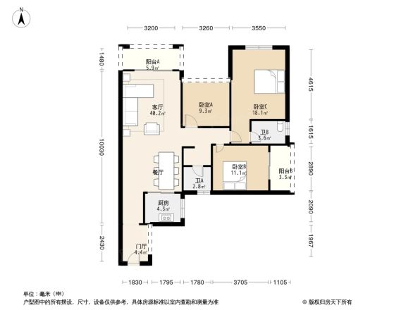 东葛汇贤居户型图