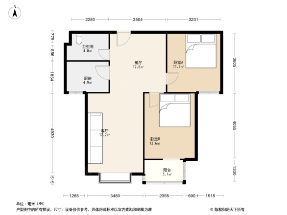 亢龙盛景户型图