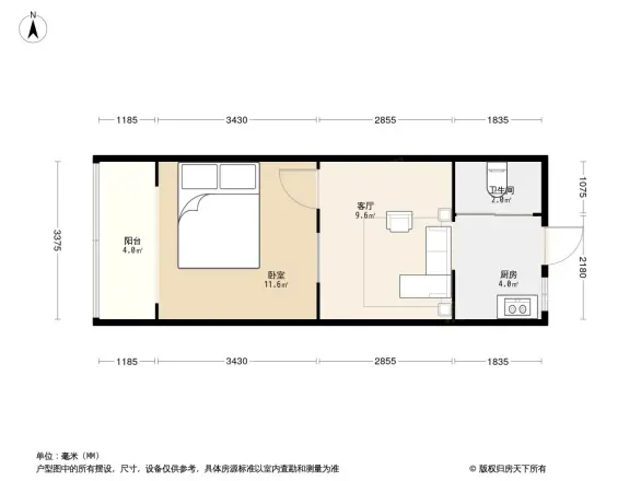 校厂北小区户型图