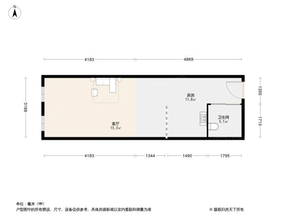 信达蓝庭福邸户型图