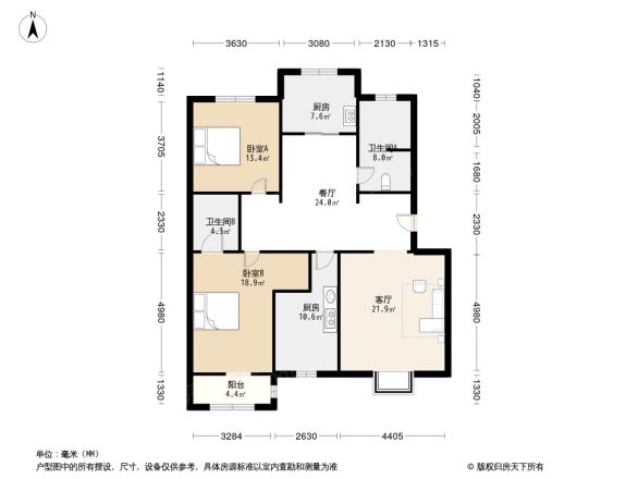 世纪嘉园(涿州)户型图