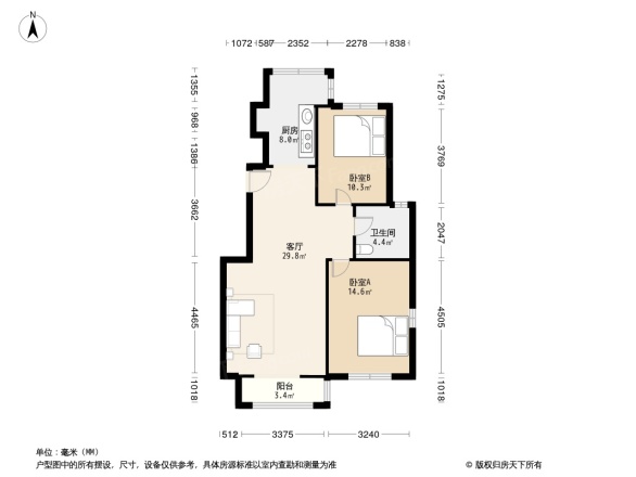 双良福源户型图