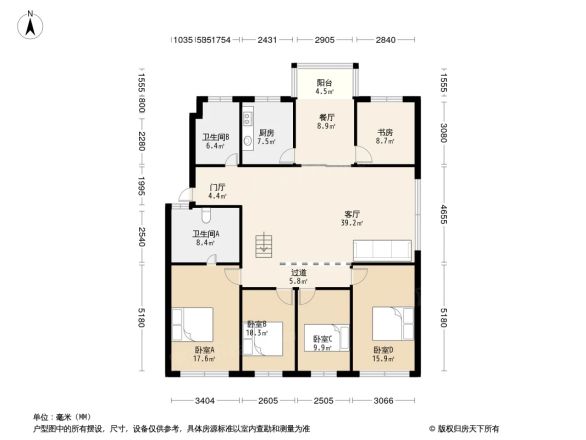 宝兴花园户型图