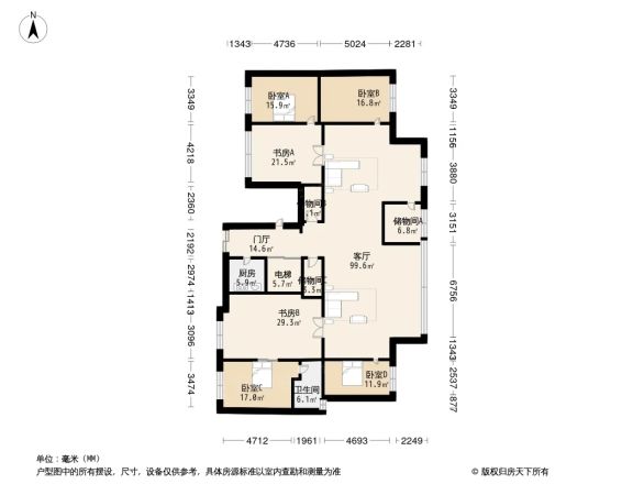 桃源高级公寓户型图