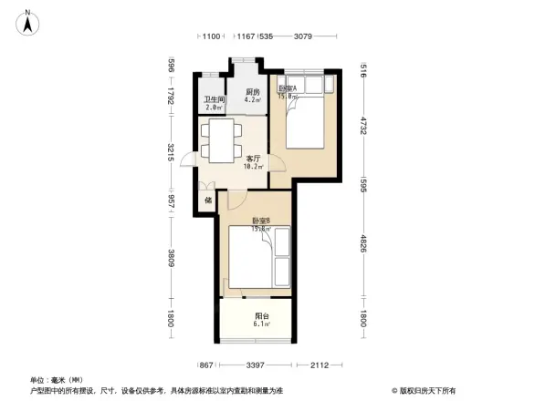 校厂北小区户型图
