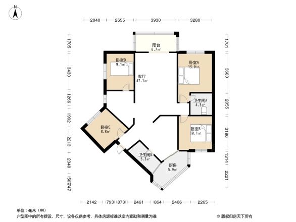 宝兴花园户型图