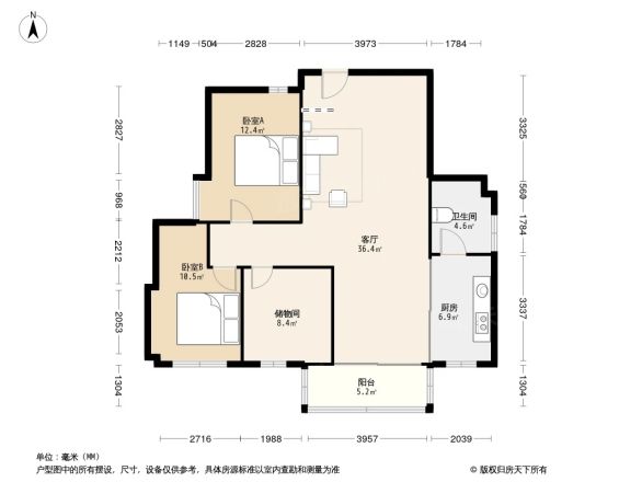 方园二区户型图