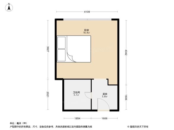 欣北钱江国际广场酒店式公寓户型图