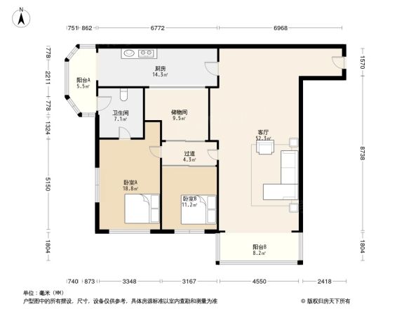玉山公寓户型图