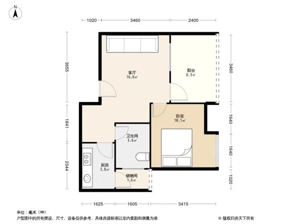 中坤领秀峰户型图