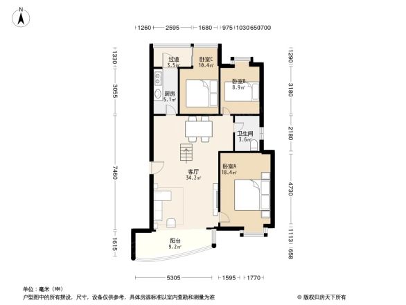 印象首日封户型图