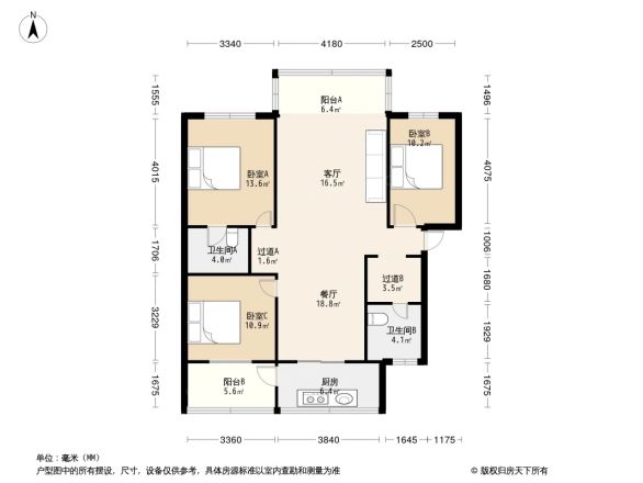 宝兴花园户型图