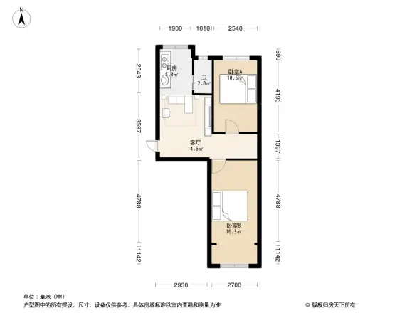 校厂北小区户型图