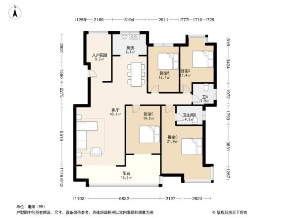 华电湘苑户型图