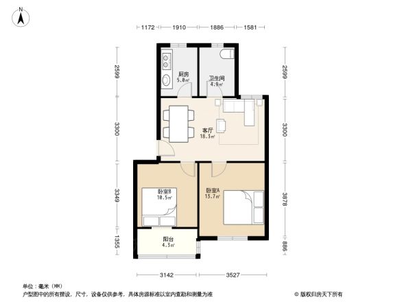 山龙新村户型图