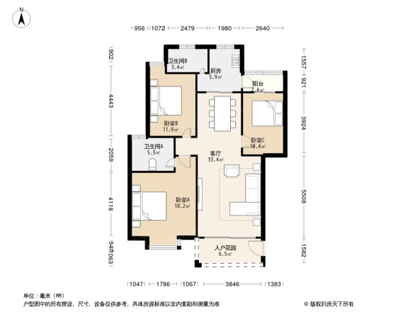 丰华苑户型图