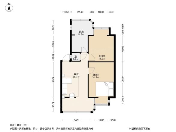 白龙苑户型图