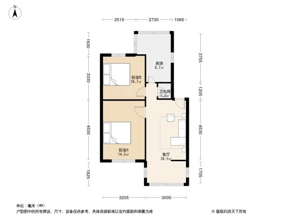 白龙苑户型图