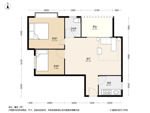 中坤领秀峰户型图