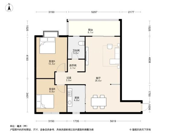 桃花源祈福城户型图