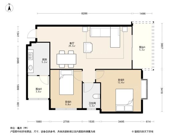 桃花源祈福城户型图