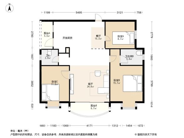 半岛融园户型图