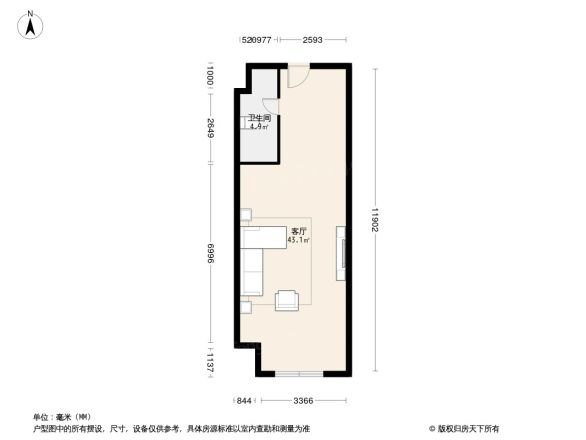 鲁邦国际风情街公寓户型图