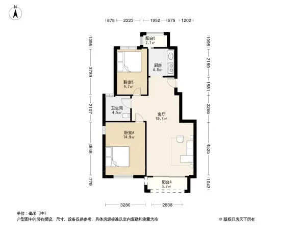 双良福源户型图