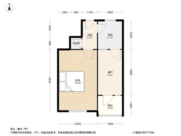 和兴七道街小区户型图