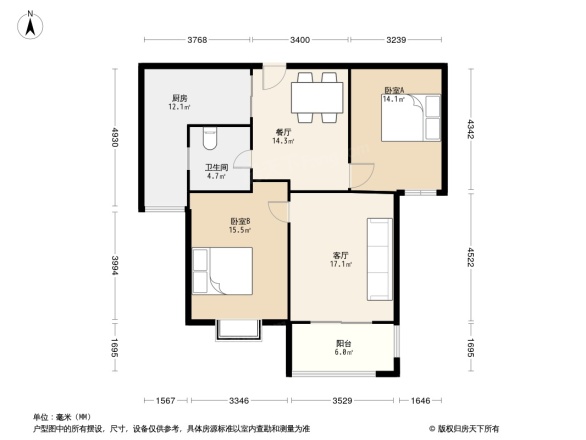 湖滨花园户型图