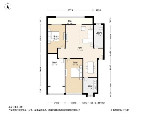 澄湖中路小区户型图