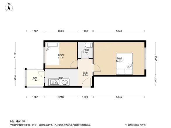 霞曼街小区户型图