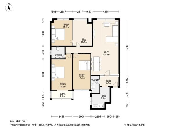 城开大厦户型图