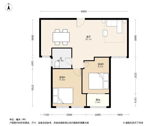 巧克力空间户型图