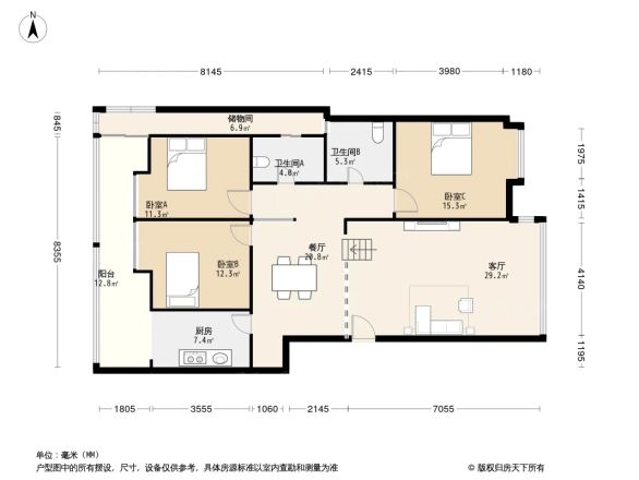 印象首日封户型图