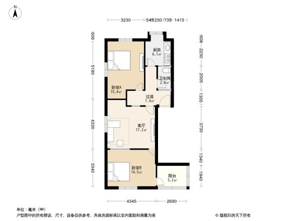 北京西路省机械厅宿舍户型图