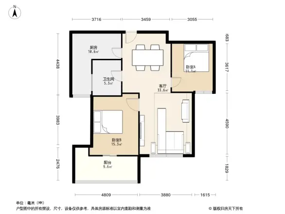 湖滨花园户型图
