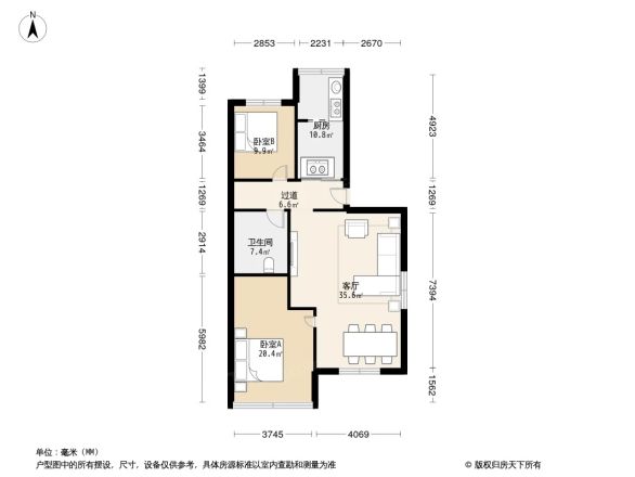 东海岸花园户型图
