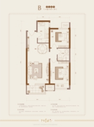 K2十里春风2室2厅1厨1卫建面77.00㎡